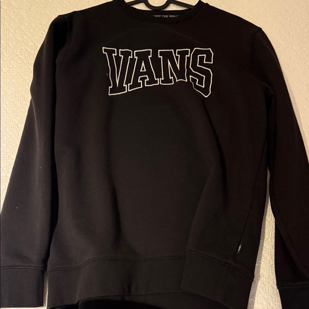 Vans Men's Black Crewneck Sweater